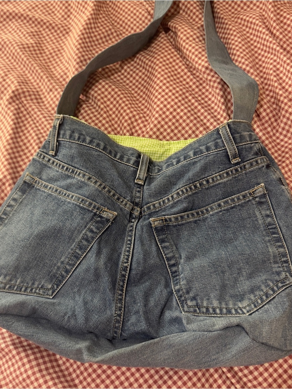 Y2K Inspired Reworked Jean Bag - Picture 6 of 9